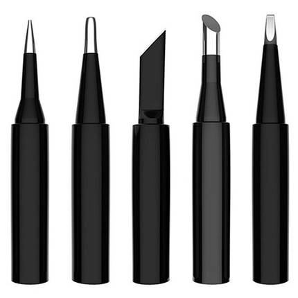 Жала для паяльника 900M, набір 5 шт / 2.4D / 3C / B / I / K / Black, фото 1