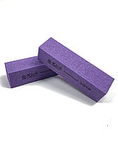 Баф 4-х сторонній "Rich" 120/120 Фіолетовий, бафік полірувальник для нігтів