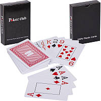 Карти пластик. "POKER CLUB", 54 карти Х-8002, в кор./144/ Х-8002(81357) ish