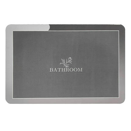 Килимок у ванну вологопоглинаючий коврик 58х38см Bathroom, фото 1