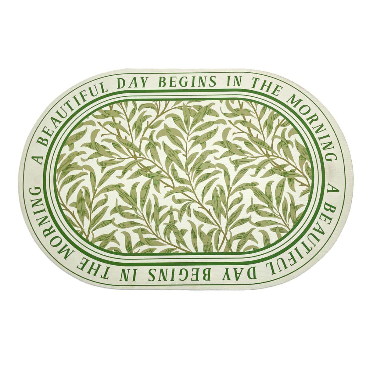 Килимок у ванну вологопоглинаючий коврик 58х38см Morning green