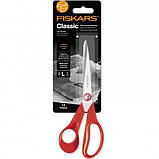Універсальні ножиці Fiskars Classic, 21 см, для шульги, червоні (1000814), фото 3