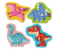 Гра розвиваюча Vladi Toys м'які бейбі пазли Малюк зможе "Динозаври" (укр)