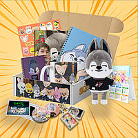 Подарунковий бокс K-pop Stray Kids SKZOO Wolf Chan 17 предметів (Випадкові зображення)