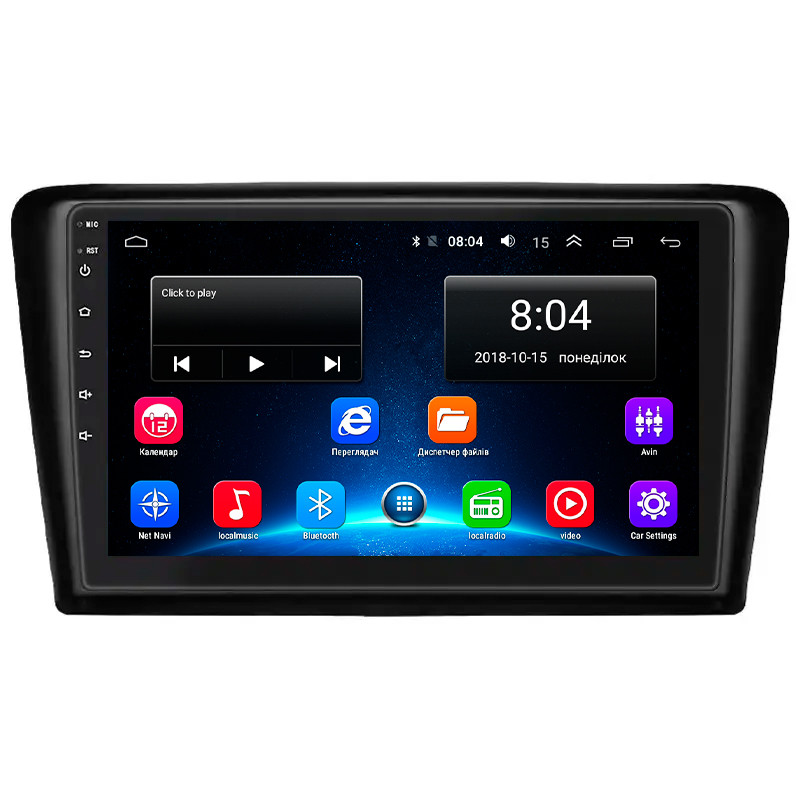 Штатна магнітола Lesko для Skoda Spaceback 2014-2019 екран 9" 2/32Gb Wi-Fi GPS Base 7 шт., фото 1