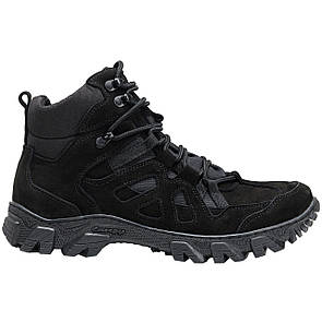 Тактичні демісезонні черевики, військове взуття грім чорні