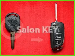 Ключ Chevrolet Lacetti викидний 3 кнопки id60 434Mhz РізновидNo1