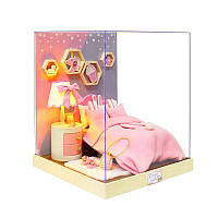 Кукольный дом конструктор DIY Cute Room BT-028 Спальня 23*23*27,5см 4шт