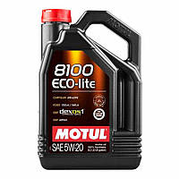 Масло моторное синтетическое 5л 5W-20 8100 Eco-Lite MOTUL (BYD Амулет) 109104-MOTUL