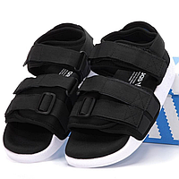 Босоножки женские Adidas Adilette Sandals black / сандалии Адидас Аделайт черные