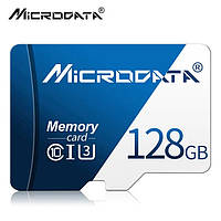 Карта памяти Micro SD Microdata 128GB Class 10 + адаптер