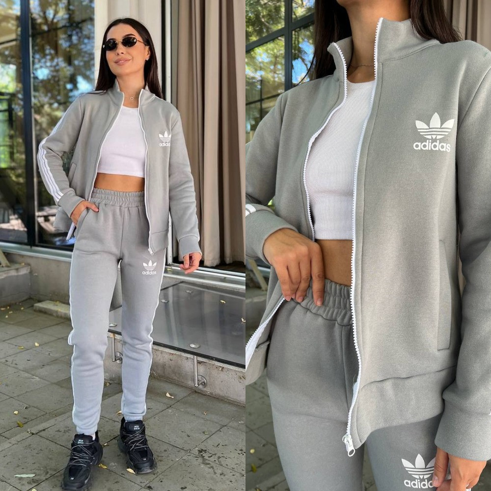 Жіночий спортивний костюм на флісі Розміри: 42-44, 46-48, фото 1