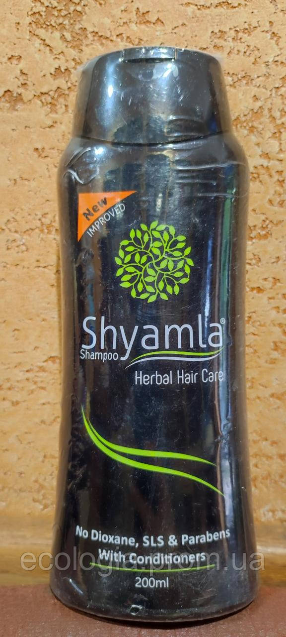 Шампунь Шяамла 200 мл Vasu Shyamla Натуральний аюрведичний Густий Очищає Зволожує ріст волосся від лупи