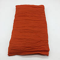 Модний жіночий однотонний помаранчевий шарф