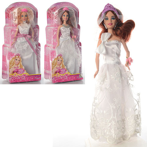 Лялька DH2102 наречена, 29 см, 3 різновиди, на аркуші, 18-34-6 см