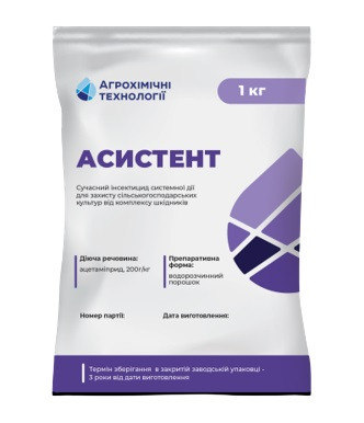 Асистент ВП, інсектицид, Агрохімічні технології, ацетаміприд, 1 л