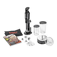 Блендер Bamix DeLuxe BBQ, 9 компонентів, чорний, М200 (100.516)