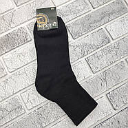 Шкарпетки чоловічі середні зимові з махрою р.25 чорні ТЕРКУРІЙ 30038409, фото 3