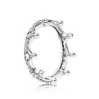 Серебряное кольцо Pandora Корона 197087CZ 50