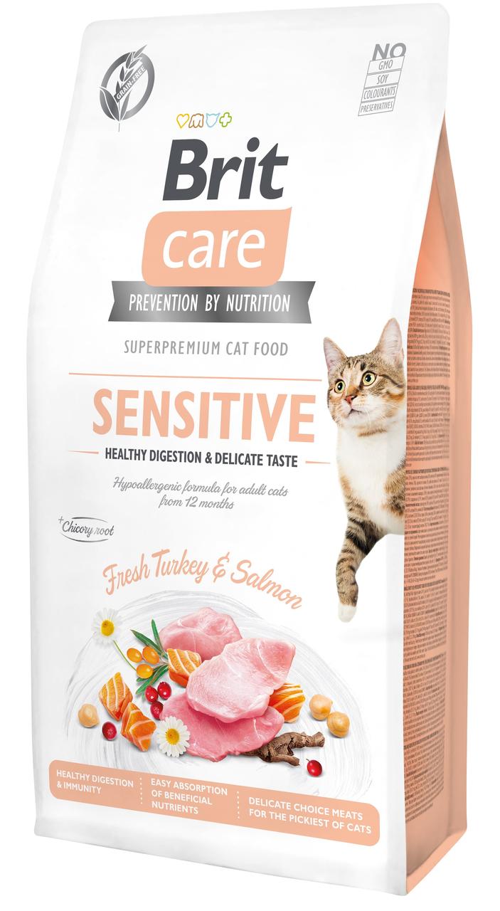 Brit Care Cat GF Sensitive HDigestion & Delicate Taste корм для ...