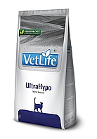 Сухой лечебный корм для кошек  при пищевой аллергии Farmina Vet Life UltraHypo 2 кг