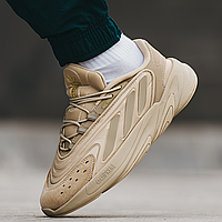 Кроссовки мужские Adidas Ozelia beige / Адидас Озелия бежевые