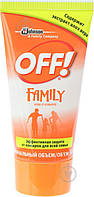 Off! Family крем від комарів з екстрактом алое віра 50 мл Уцінка