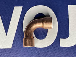 Мідна дуга двораструбна під 90º Ø10mm