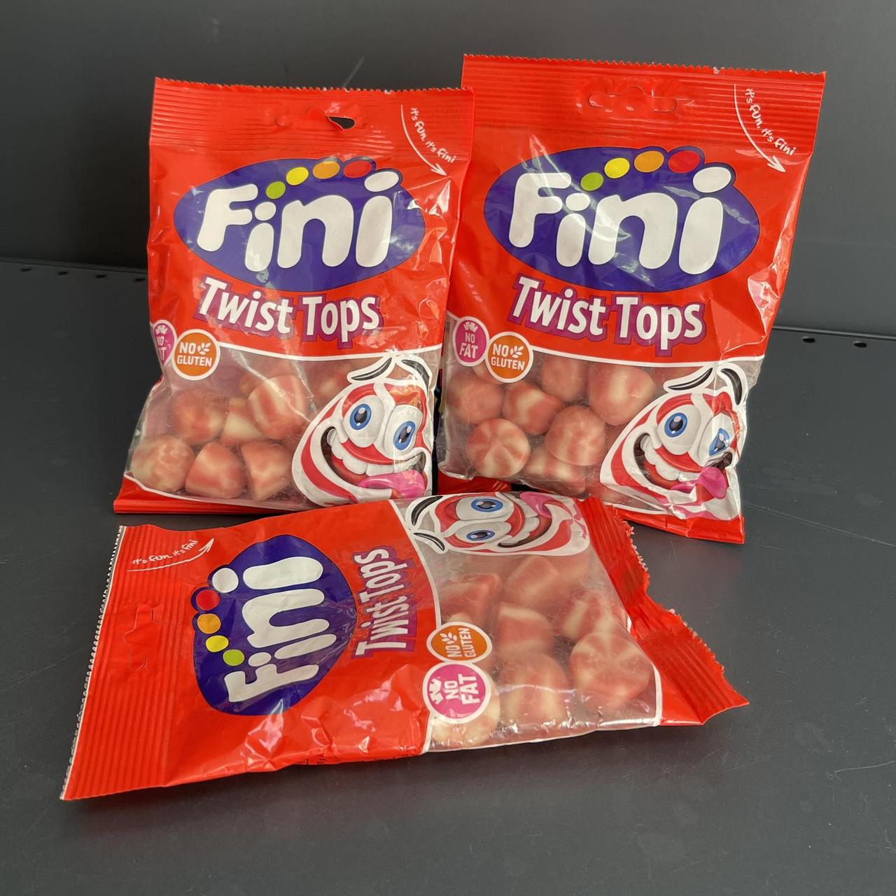Желейні цукерки "Fini Twist Tops" мікс 100 грам, фото 1