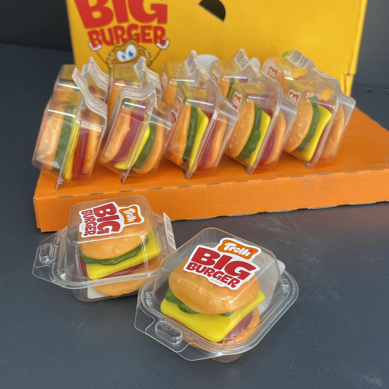 Желейна цукерка бургер, гамбургер "Trolli XXL Burger"