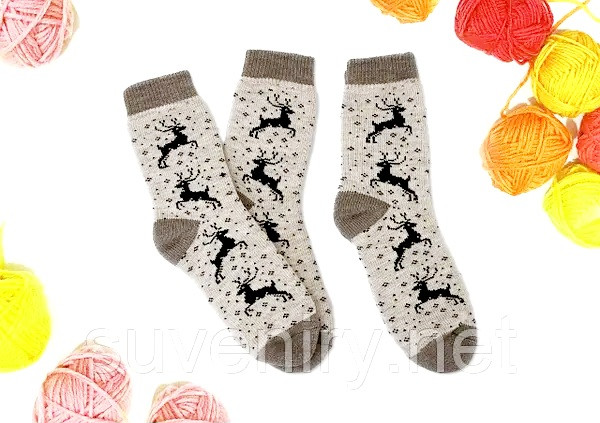 Чоловічі ангорові шерстяні шкарпетки