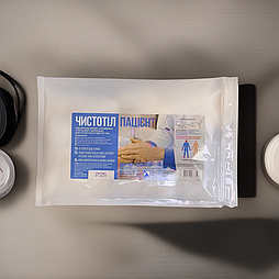 Рукавичка Чистотіл 10 шт. в упаковці, засіб догляду за лежачими хворими, душ у дорозі