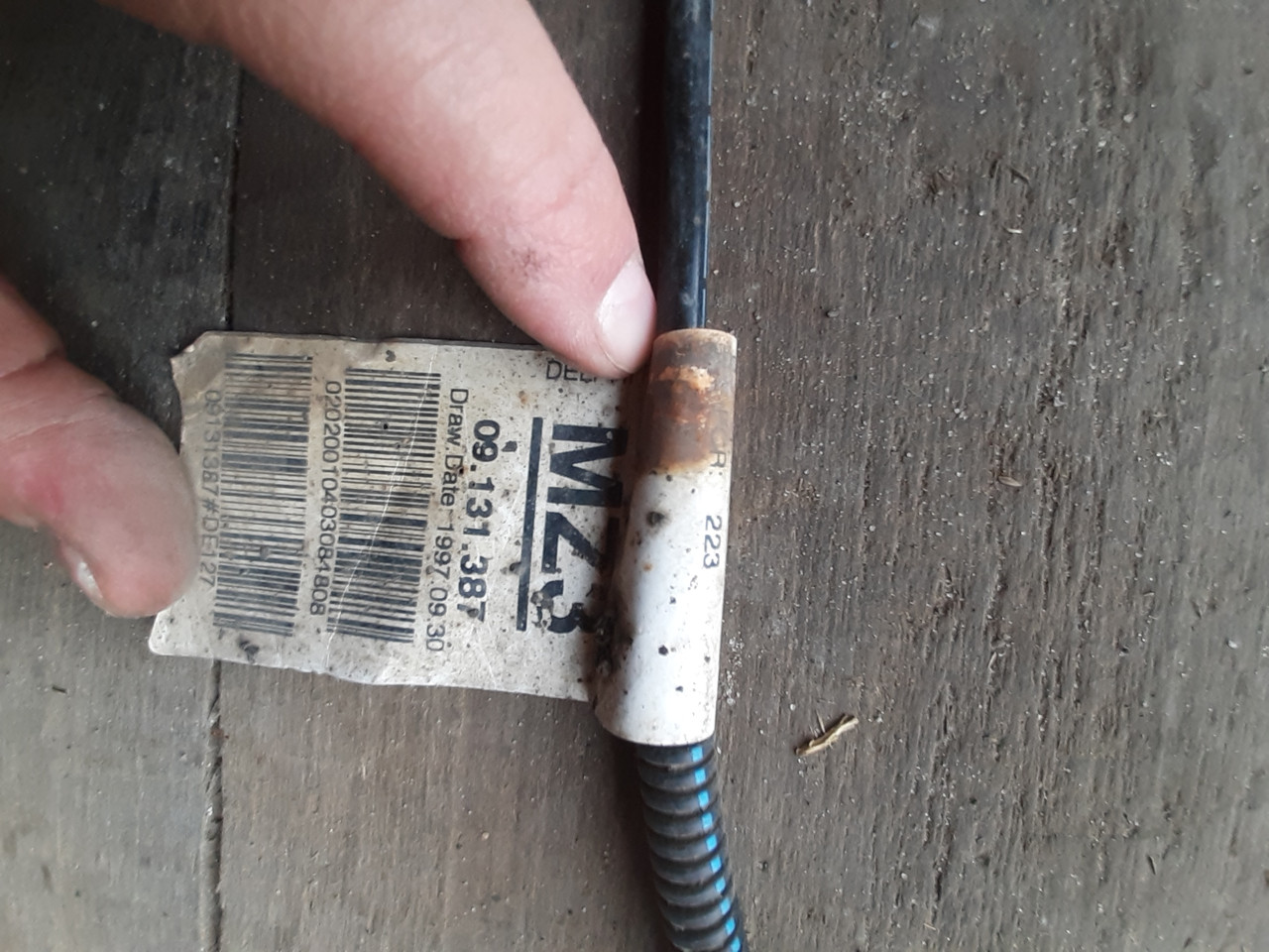 Кабель переднього датчика абс (ABS) обель астра зафіра ...