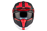Мотошолом MT Streetfighter SV S Totem B15 Matt Red ECE2206, фото 4