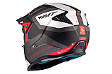 Мотошолом MT Streetfighter SV S Totem B15 Matt Red ECE2206, фото 6