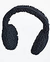 Теплі навушники KENT&AVER Teddy вельвет хутряні чорні, фото 3