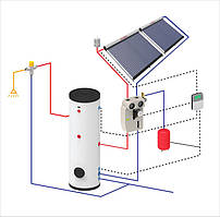 Комплект для підігріву води на 200 літрів + доповнення до опалення