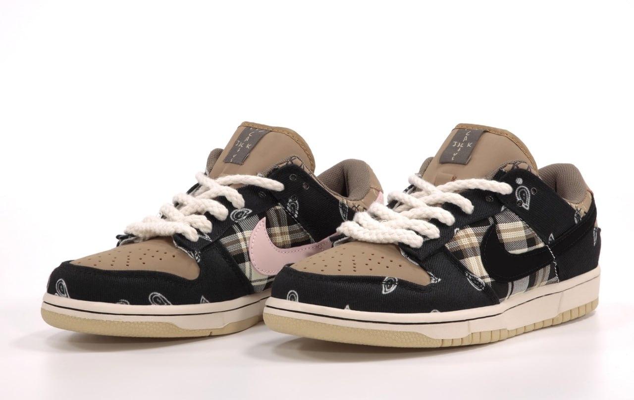 Чоловічі та жіночі кросівки Nike SB Dunk Low Travis Scott Cactus Найк Данк Лоу Тревіс Скотт Кактус Джек подросткові