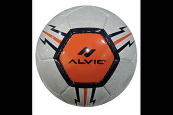 М'яч футбольний Alvic Pro — JR New Біло-жовтогарячий, 3