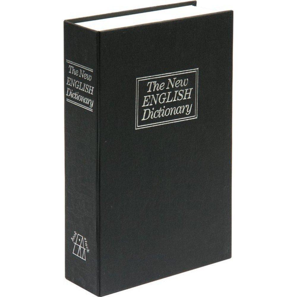 Ящик для грошей із замком чорний VOREL 180 Х 115 Х 55 ММ + 2 ключі, фото 1