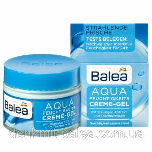 Зволожувальний крем-гель для сухої шкіри обличчя Balea Aqua feuchtigkeitscreme gel 50 мл.