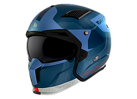 Мотошолом MT Streetfighter SV S Totem C17 Matt Blue ECE2206