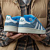 Жіночі Кросівки Adidas Campus 00s Blue White / Адідас Кампус 00 Блакитні з Білим, фото 8