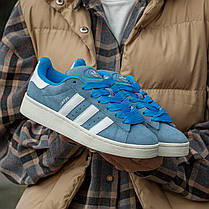 Жіночі Кросівки Adidas Campus 00s Blue White / Адідас Кампус 00 Блакитні з Білим, фото 3
