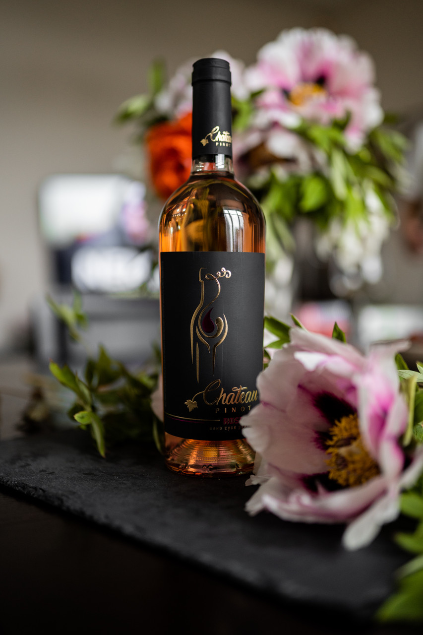 Вино сухе рожеве Розе Шато Піно Rose Chateau Pinot