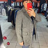 Піджак J.London жіночий класичний жакет гусяча лапка 50 сірий, фото 6