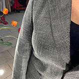 Піджак J.London жіночий класичний жакет гусяча лапка 50 сірий, фото 9