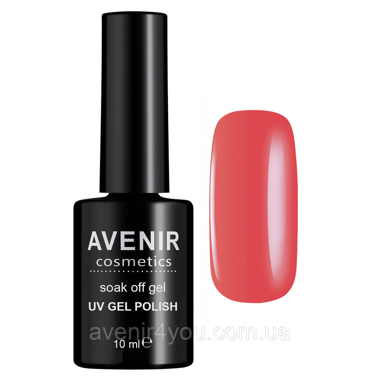 Гель-лак Avenir Cosmetics PRO №56 Оранжево-рожевий електрик