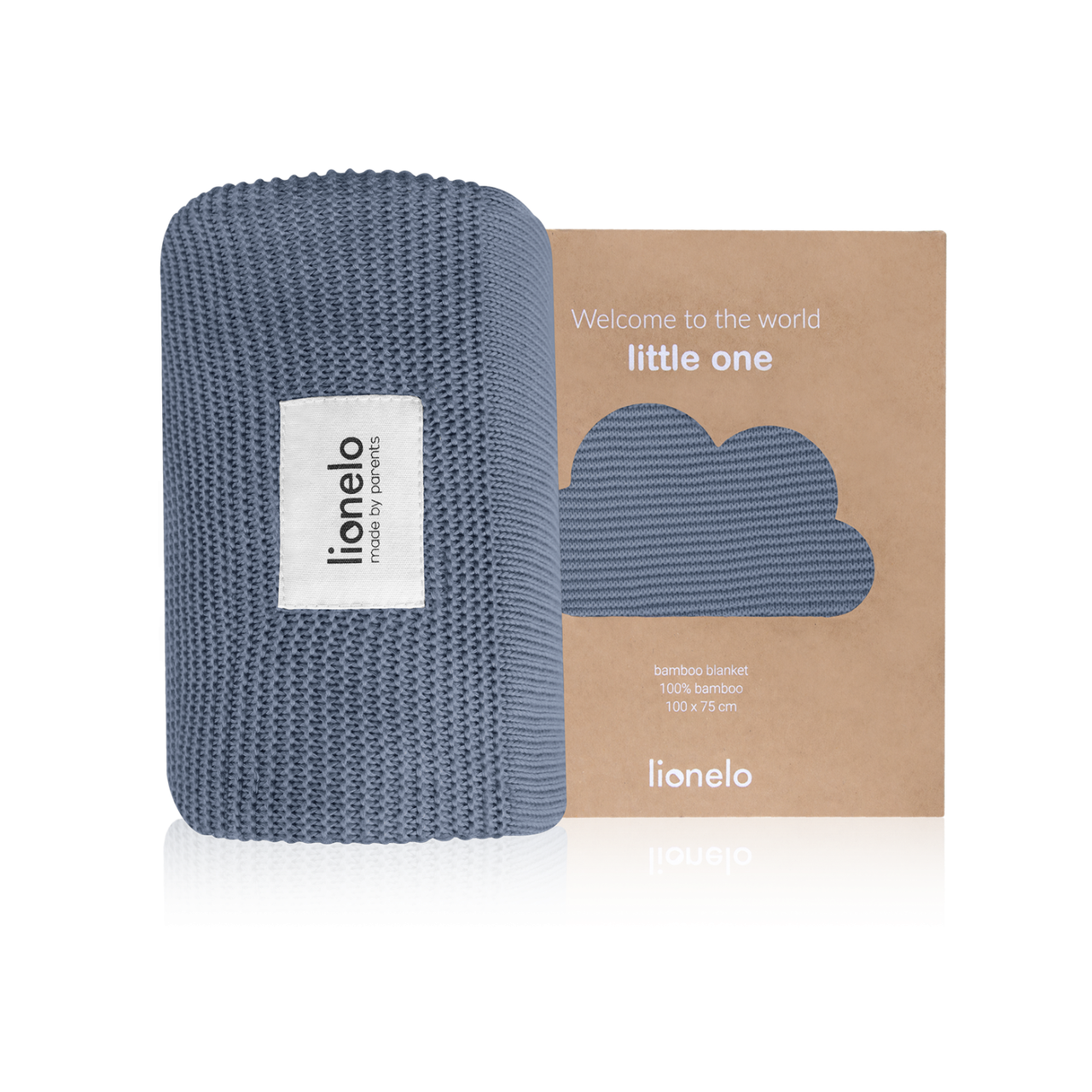 Покривало Lionelo BAMBOO BLANKET BLUE