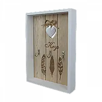 Ключниця настінна дерев'яна